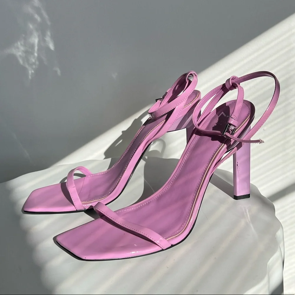Marc Fisher LTD pink strappy sandals SIZE 9 - Picture 2 of 8